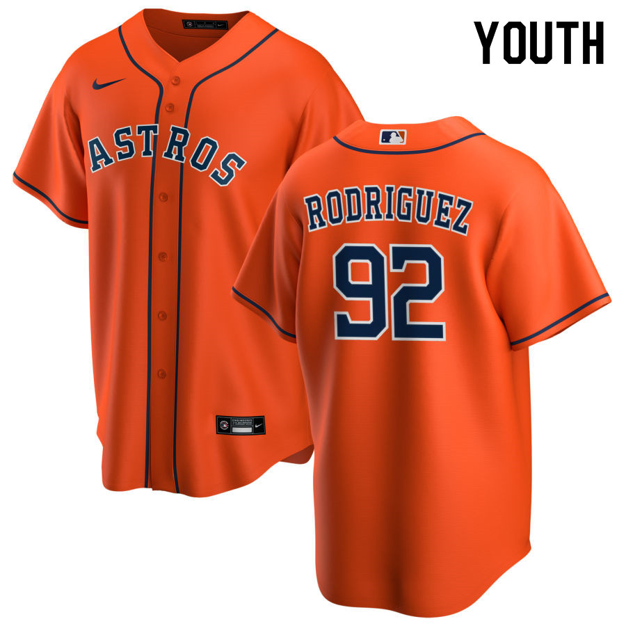 Nike Youth #92 Nivaldo Rodriguez Houston Astros Baseball Jerseys Sale-Orange